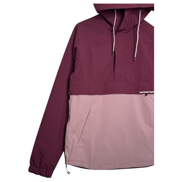 Psycho Tuna Jacket Mens Small Purple Wine Windbreaker Jacket Pull Over Hoodie - Picture 10 of 14